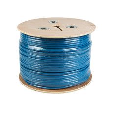 REXANT Кабель витая пара F/UTP, категория 6, PVC, 4PR, 23AWG, внутренний, синий, 305 м