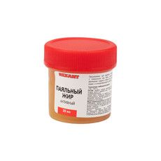 Флюс для пайки REXANT, паяльный жир АКТИВНЫЙ, 20 мл, банка, блистер
