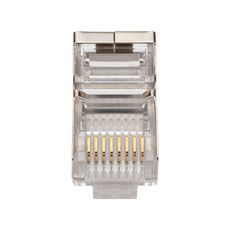 Rexant Разъем сетевой LAN на кабель, штекер 8Р8С (Rj-45), под обжим, в экране, (10шт.)