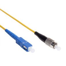 Патч-корд оптический переходной (SM), 9/125 (OS2), SC/UPC-FC/UPC, (Simplex), PVC, 1м