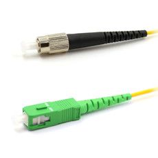Патч-корд оптический переходной (SM), 9/125 (OS2), SC/APC-FC/UPC, (Simplex), LSZH, 20м