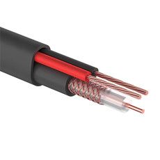 Кабель КВК-П-2 +2x0,50 мм² (Cu/CCA) (96) черный (бухта 200 м) PROconnect