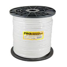 Кабель КВК-В-2+2x0,50 мм² (Cu/CCA) (96) белый (бухта 200 м) PROconnect