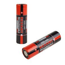 Аккумулятор 18650 unprotected Li-ion 3000 mAH 3.7 В 2 шт. блистер REXANT 
