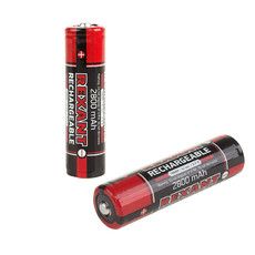 Аккумулятор 18650 с защитой Li-ion 2800  mAH 3.7 В 1 шт. блистер REXANT