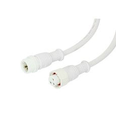 Соединительный кабель (3pin) герметичный (IP67) 3х0.5мм²  белый  REXANT