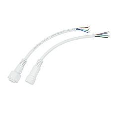 Соединительный кабель (5pin) герметичный (IP67) 5х0.5мм²  белый  REXANT