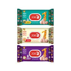 Салфетки влажные 100 шт. «Lili» для детей с экстрактом алоэ вера с клапаном