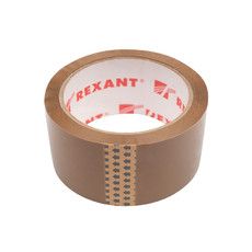 Скотч упаковочный REXANT 48 мм х 50 мкм, коричневый, рулон 66 м