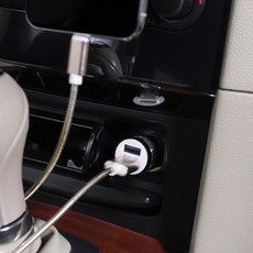 Автозарядка в прикуриватель 2хUSB с молотком (АЗУ) (1000+2100 mA) черная REXANT