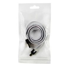 USB кабель универсальный microUSB шнур плоский 1 м белый