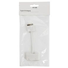 AV адаптер для iPhone 4 на HDMI и 30 pin для передачи фото и видео