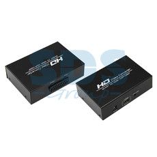 Конвертер SCART на HDMI, металл  REXANT