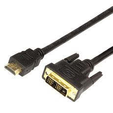 Шнур HDMI - DVI-D gold 10М с фильтрами REXANT