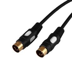 Шнур DIN 5 Pin - DIN 5 Pin, длина 1,5 метра (GOLD) REXANT