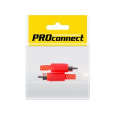Разъём аудио, RCA пайка, красный, (2шт.) (пакет)  PROconnect