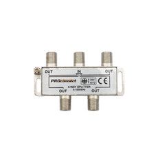 ДЕЛИТЕЛЬ  ТВ х 4 под F разъём 5-1000 МГц  PROCONNECT