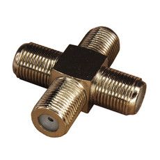 Переходник соединитель PROconnect x4 гнезда F (F- крест)
