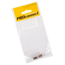 Переходник антенный, (штекер F - штекер TV), (1шт.) (пакет)  PROconnect