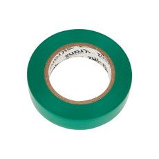 Изолента ПВХ 0,13х15 мм, 20 м, зеленая (10 шт/уп) KRANZ