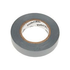 Изолента ПВХ 0,13х15 мм, 25 м, серая (5 шт/уп) KRANZ