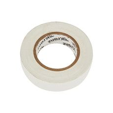 Изолента ПВХ 0,13х19 мм, 25 м, белая (5 шт/уп) KRANZ