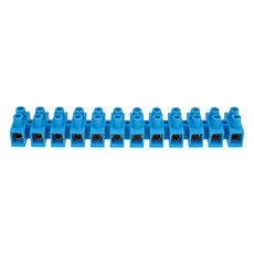 Клеммная винтовая колодка KВ-40 25-40, ток 100 A, полиэтилен синий REXANT (10 шт./уп.)