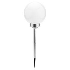 Светильник светодиодный ШАР ф250 LED Lamper  встроенная солнечная панель, аккумулятор, датчик света