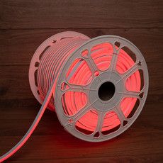 Гибкий неон LED SMD 8х16 мм, двухсторонний, красный, 120 LED/м, бухта 50 м
