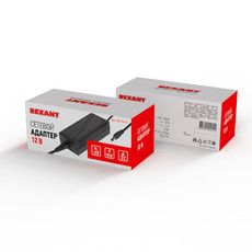 Источник питания 110-220 V AC/12 V DC 6 А 72 W с DC разъемом подключения 5.5х2.1, без влагозащиты (IP23)