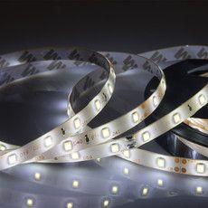 LED лента 24 В, 8 мм, IP65, SMD 2835, 60 LED/m, цвет свечения белый (6000 К) 