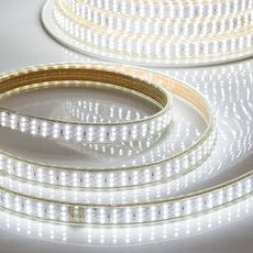 LED лента 220 В, 7.5x20 мм, IP67, SMD 2835, 276 LED/m, цвет свечения белый, 50 м