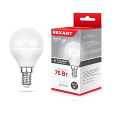 Лампа светодиодная Шарик (GL) 9,5 Вт E14 903 Лм 6500 K холодный свет REXANT