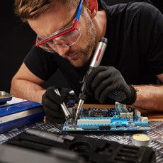 Паяльник REXANT газовый с пьезоподжигом, 17 мл, 11 предметов