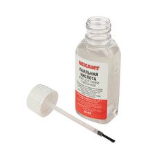 Флюс для пайки REXANT, ПАЯЛЬНАЯ КИСЛОТА, 30 мл, с кисточкой, флакон