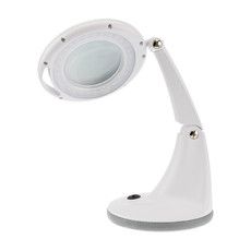 Лупа настольная 3D+12D REXANT с подсветкой 30 SMD LED, белая