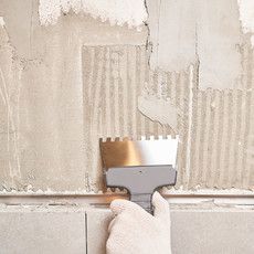 Шпатель фасадный REXANT 150 мм зуб 8х8 нержавеющая сталь, пластмассовая ручка