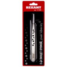 Пинцет прямой узкий 140 мм Airy (блистер) REXANT