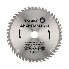 Диск пильный 235 мм х 48 зуб х 30 мм KRANZ