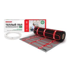 Теплый пол, нагревательный мат REXANT PRO, RNX-10-2200, двухжильный, с экраном, площадь 10 м², 0.5х20 м, 2200 Вт